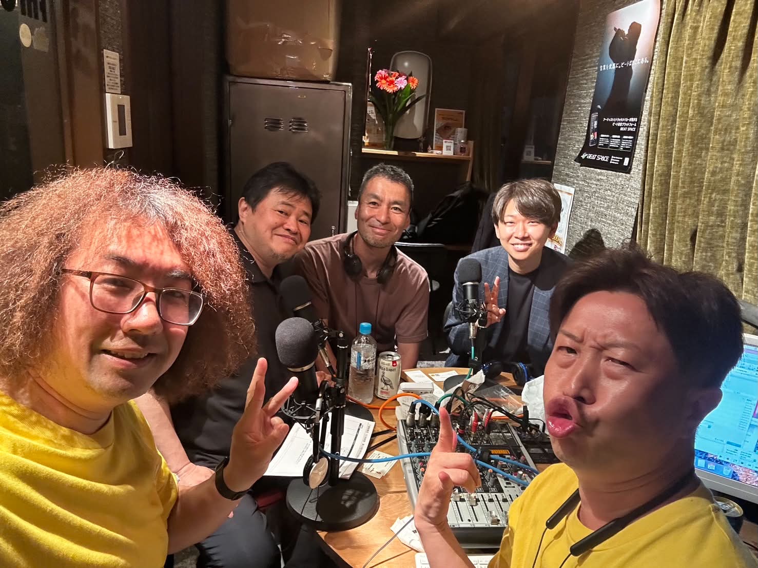 おじ３のTRY!TRY!TRY! 収録の様子（fmGIG TOKYO 渋谷ステーション）